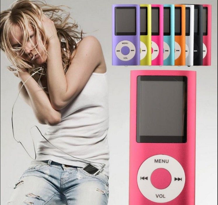NEW 4th Genera MP3 MP4 Player Slim 4TH 1.8LCD Video Radio FM Player