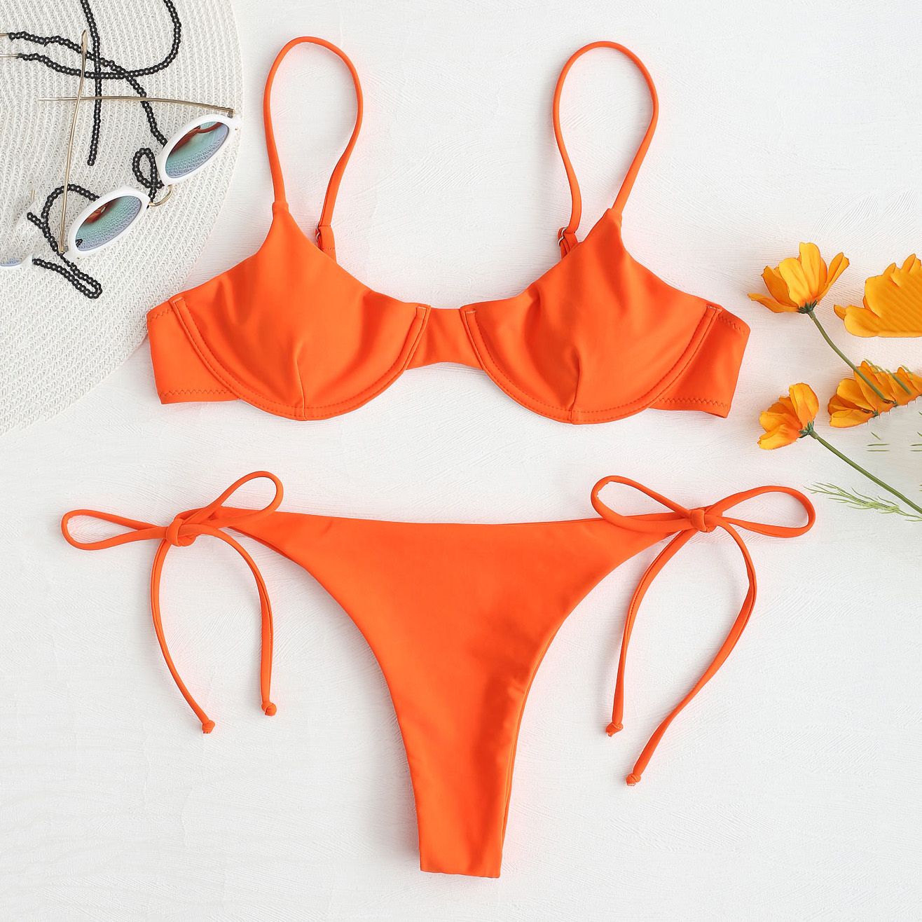zaful triangle bikini