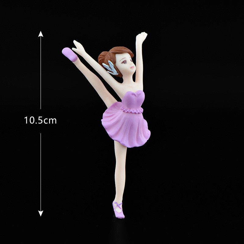 Gracia ballet bailarina niña en miniatura accesorios de decoración de jardín de hadas muñeca gnome white Gracia ballet bailarina niña en miniatura accesorios de decoración de jardín de hadas muñeca gnome white