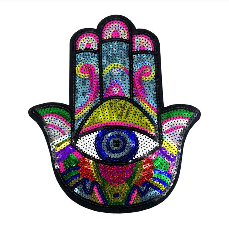 Compra Ojo Mano Linda Lentejuelas Parches Bordados Apliques Cose En Hierro  O En La Ropa O Bolsos De Fuentes De Costura Decorativa Parches EP2020  Barato | Entrega Rápida Y Calidad | Es.Dhgate