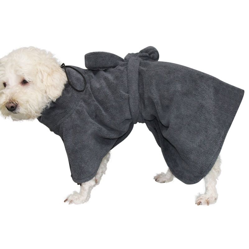dog bathrobe large