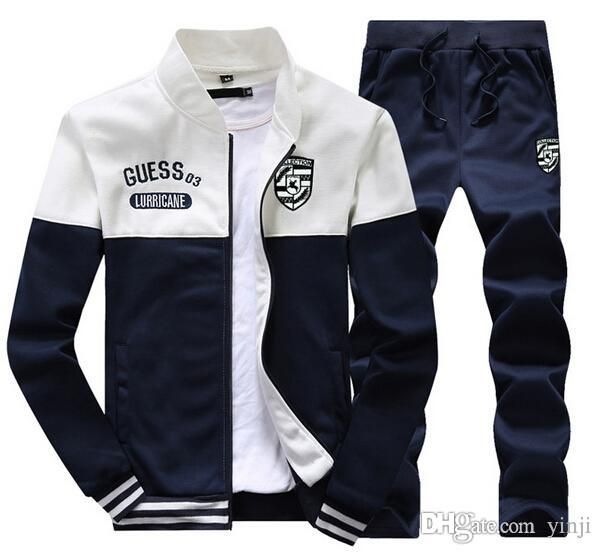 mens branded tracksuit sets