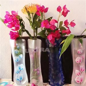 Hot Sale Pvc Durable Foldable Flower Vase For Wedding Party
