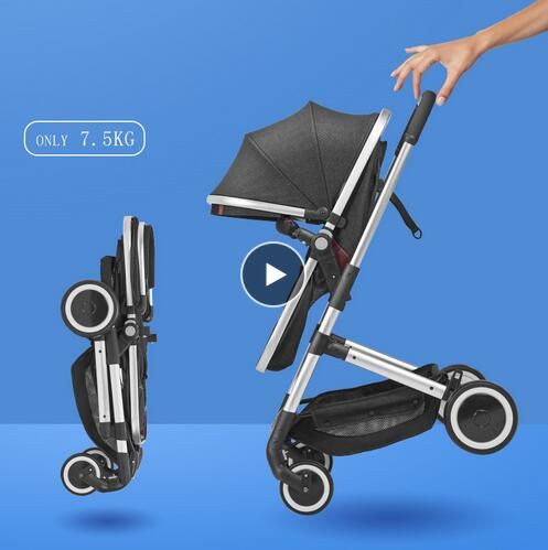 Acheter Poussette De Luxe Pour Bebe 2 En 1 Poussette Pliable Legere Landau Bebe Bebe De 97 Du Zheyunwee Fr Dhgate Com