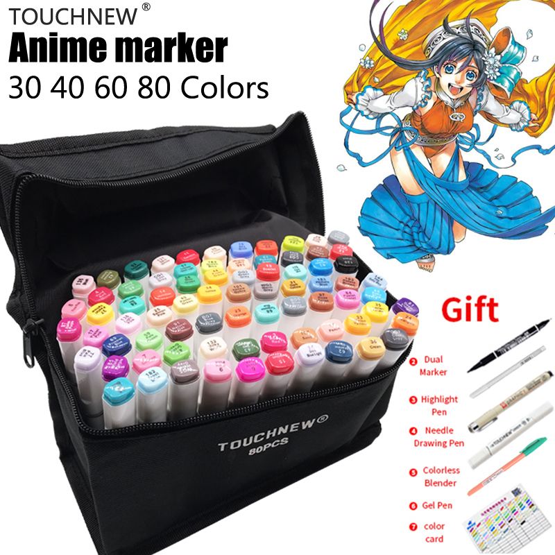 Acquista Touchnew Marcatori A Base Di Alcool Set Twin Smooth Ink Marcatore Di Schizzo Finecolour Dessin Marcatori A Colori Anime Drawing Penne C18112001 A 17 62 Dal Mingjing03 Dhgate Com