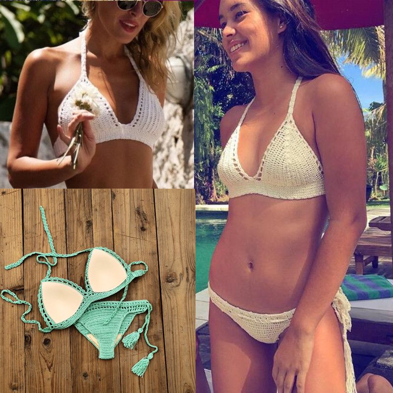 crop top style bikini