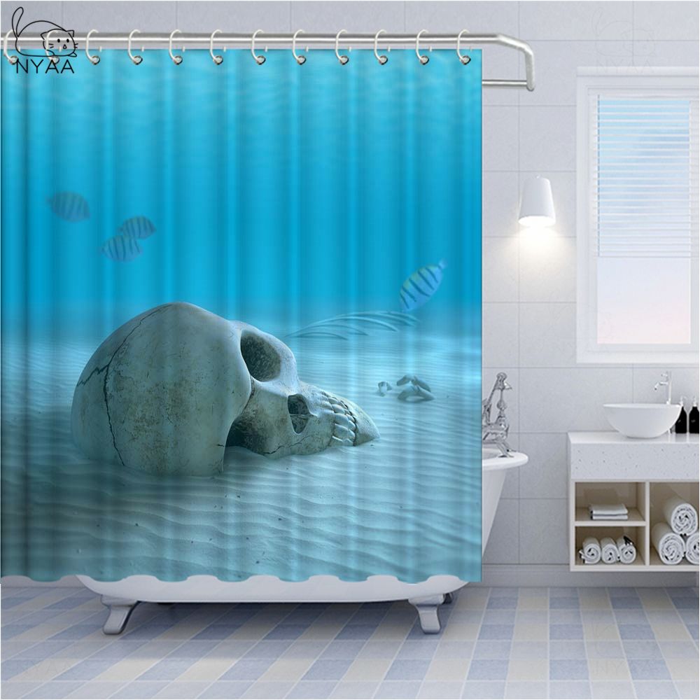 2020 Skull Shower Curtains Seabed Black Snake Desert Safflower Skull Horror Home Decoration Bathroom Shower Curtain Waterproof Polyester Fabric From Bestory 14 15 Dhgate Com