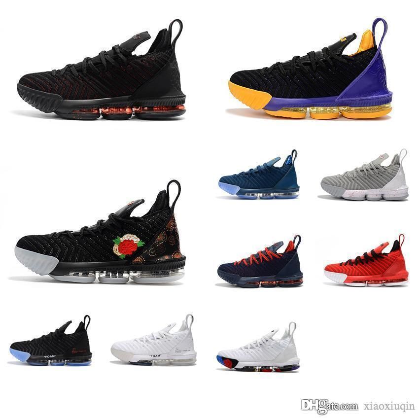 lebron 16 blue and black