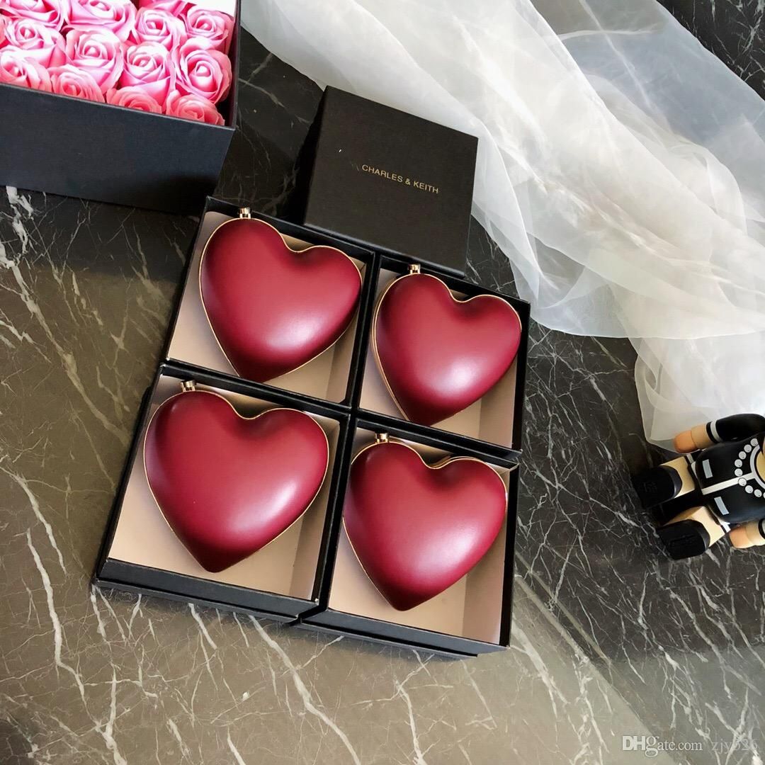 charles and keith heart shaped bag