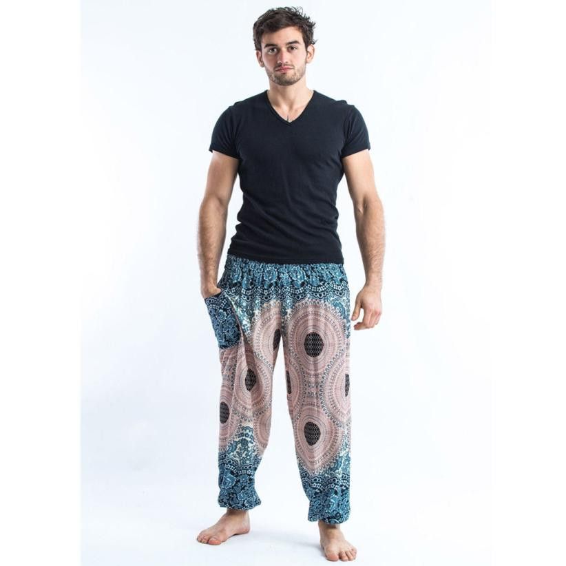 Compra Pantalones Thai Yoga Pantalones Anchos Pantalones Del Harem De  Elefante Hombre Mujer Unisex Cordón Hippy Pierna Ancha Pantalones Festival  Uno Barato | Entrega Rápida Y Calidad | Es.Dhgate