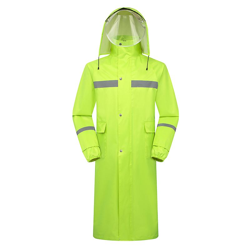 womens yellow hooded raincoat