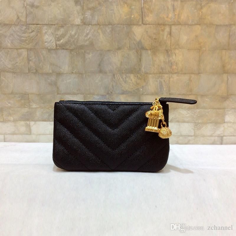 Femmes Portefeuille Véritable Peau De Mouton en Cuir Porte-monnaie Porte-Carte Coin Portefeuille Sac