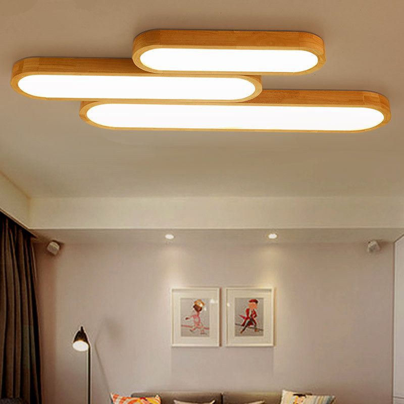2019 Remote Control Ceiling Lights Wooden Decorative Ceiling Lamps Panels For Living Room Bedroom Lamp Deckenleuchten From Jess234 100 51