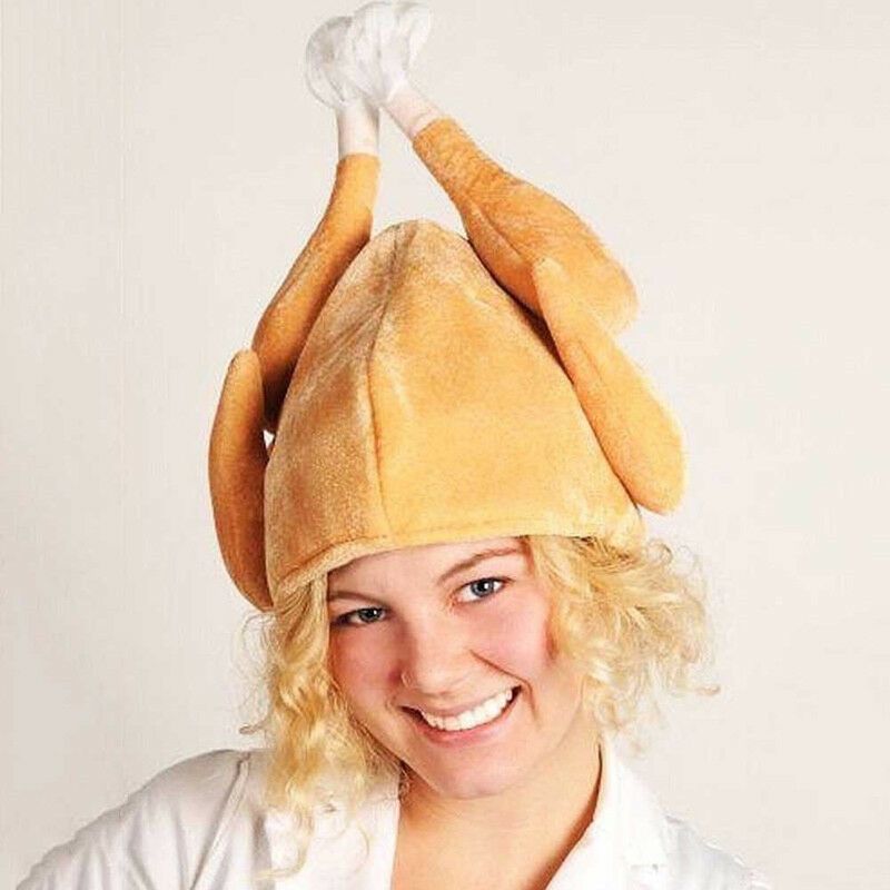 10 X Jour de Noël Rôti Turquie Chapeau Nouveauté Dîner Fête Robe Fantaisie Noël QR0083 10 X Jour de Noël Rôti Turquie Chapeau Nouveauté Dîner Fête Robe Fantaisie Noël QR0083