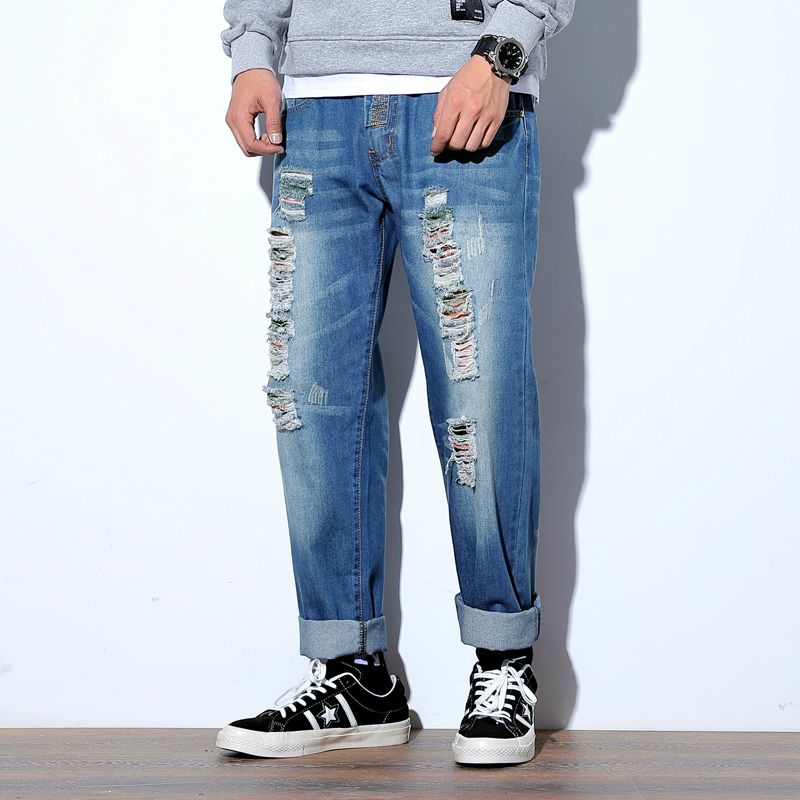 pantalon jean recto hombre