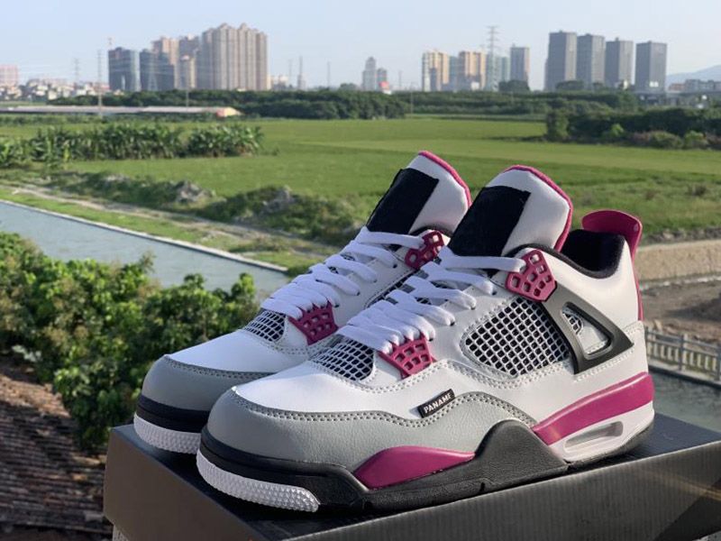 Men Basketball Shoes White Neutral Grey Black Bordeaux 4s PANAME Mens Sport  Trainers With Box From Onehour, $103.63 | DHgate Israel