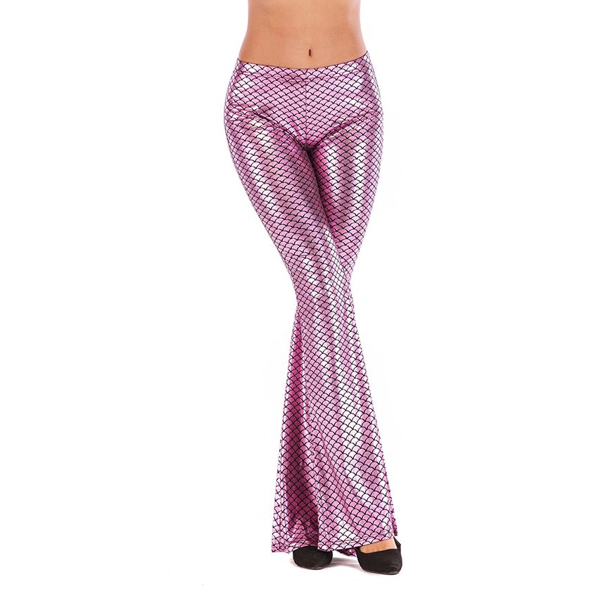 metallic bell bottoms