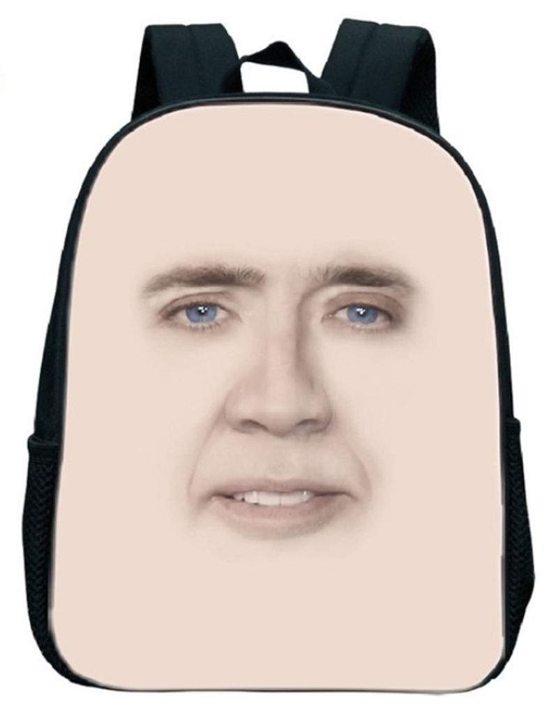 nicolas cage backpack