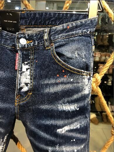 Großhandel NEW2019 Männer 100% Baumwolle Klassisch Kultivieren Sich Lässig Spritzwasser Färben Jeans Biker Denim Fashion Designer Hosen Herren Jeans Großhandel NEW2019 Männer 100% Baumwolle Klassisch Kultivieren Sich Lässig Spritzwasser Färben Jeans Biker Denim Fashion Designer Hosen Herren Jeans
