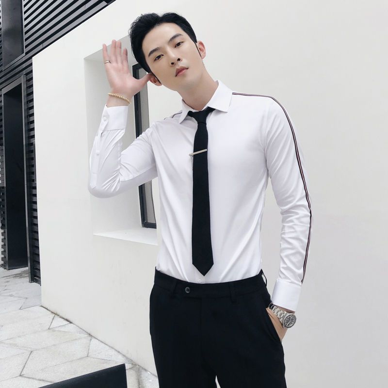 black dress shirt business casual