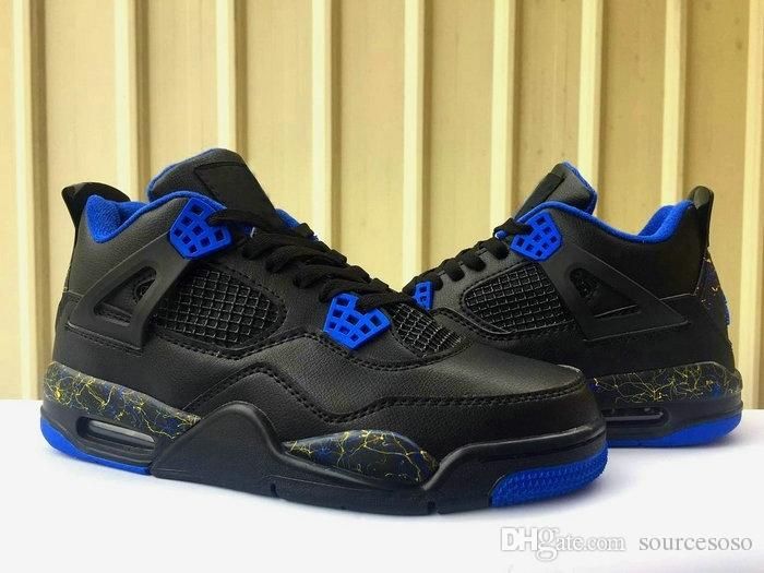 black and blue 4s