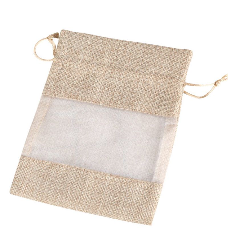 satin al 50 adet jut cuval ipli canta 10x14 cm dugun parti iyilik icin jut hediye canta kahve makyaj taki ambalaj torbalar tl220 6 dhgate comda