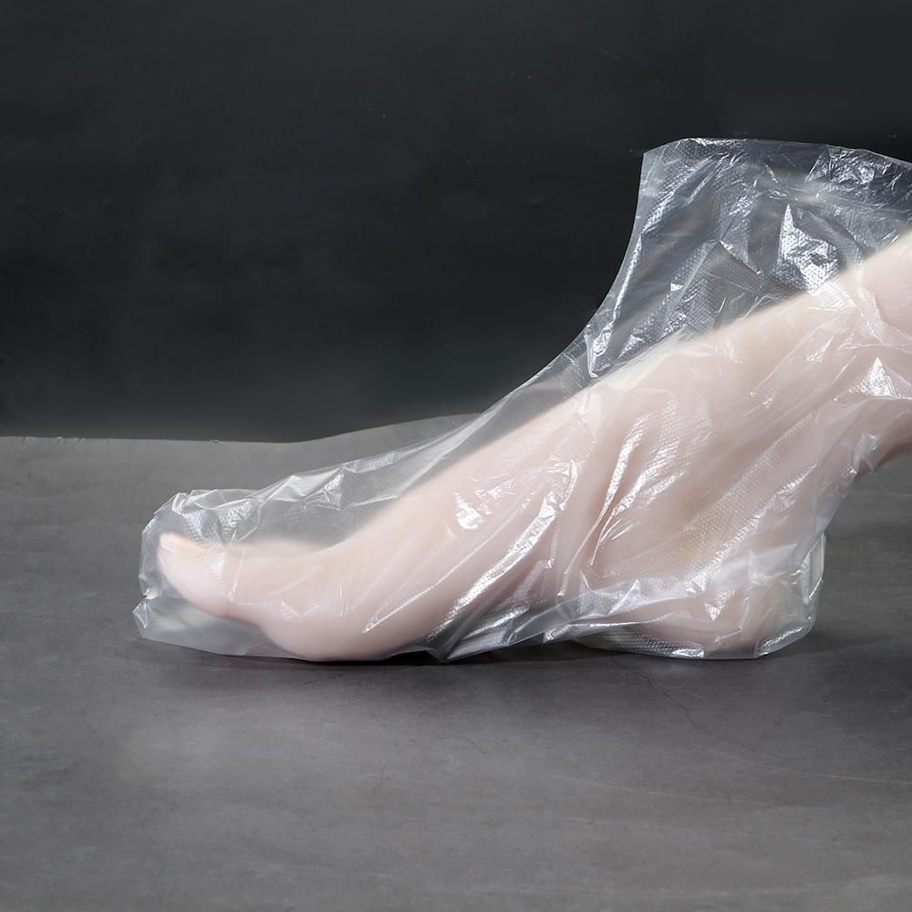 2021 PE Plastic Transparent Disposable Foot Bags Detox SPA Covers Pedicure Prevent Infection