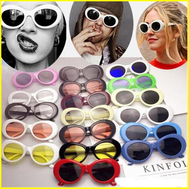 kurt cobain oval sunglasses