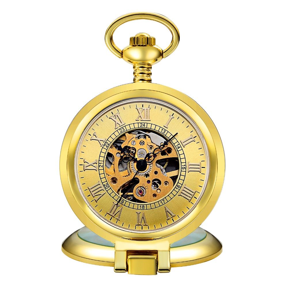 pocket watch with lid