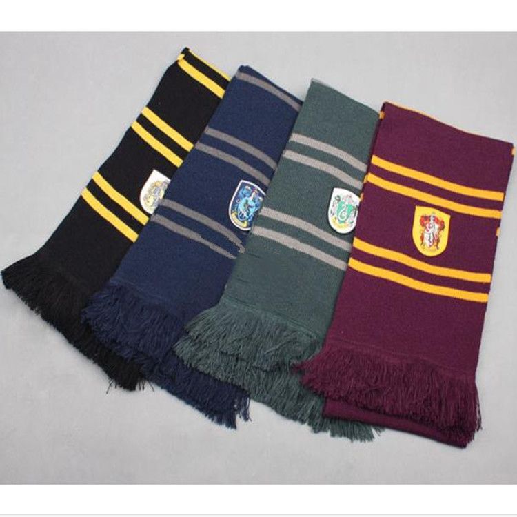 Harry Slytherin Gryffindor Ravenclaw Hufflepuff Espesar Bufanda de Caliente Grandes Disfraces de Halloween