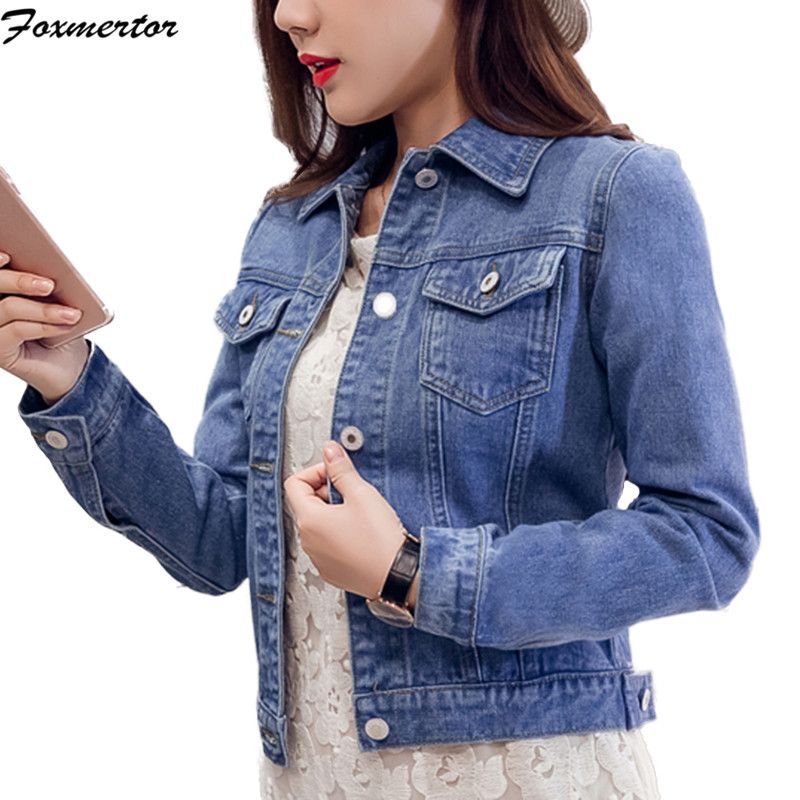 blue denim jackets for womens online