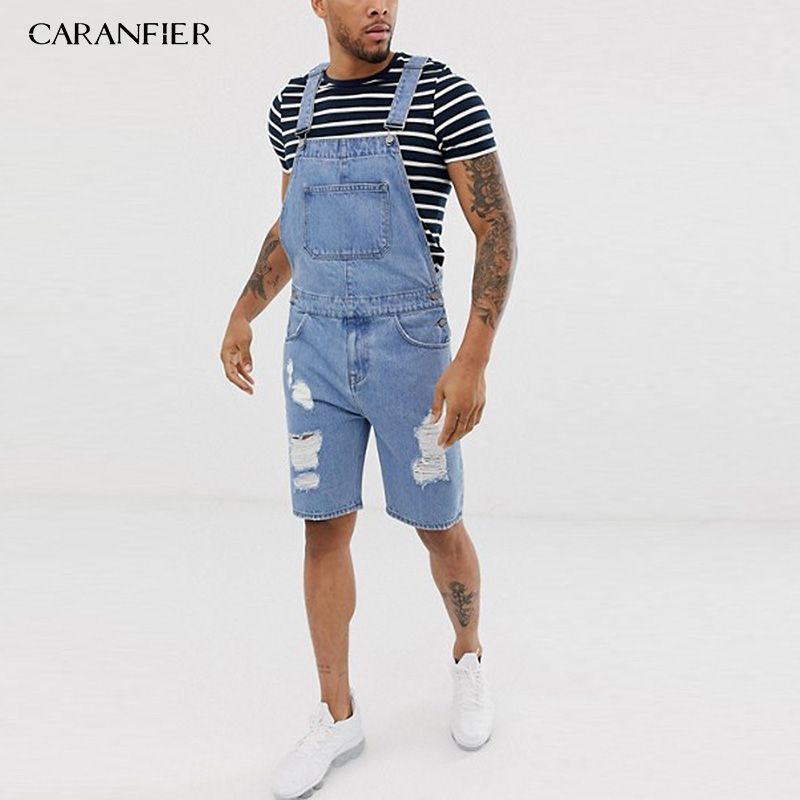 short jeans overall
