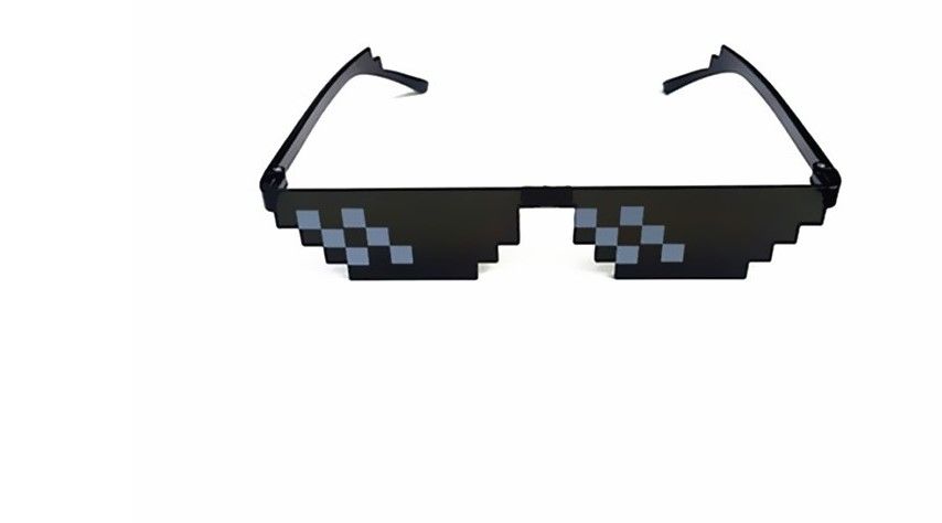 Acquistare / Thug Life Deal Con It Sunglasses Da Sole Occhiali Da Uomo  Donna Vendita Occhiali Da Sole Occhiali Da Sole Olygonal 8 Bits Style Pixel  Con Naso Economico | Consegna Veloce