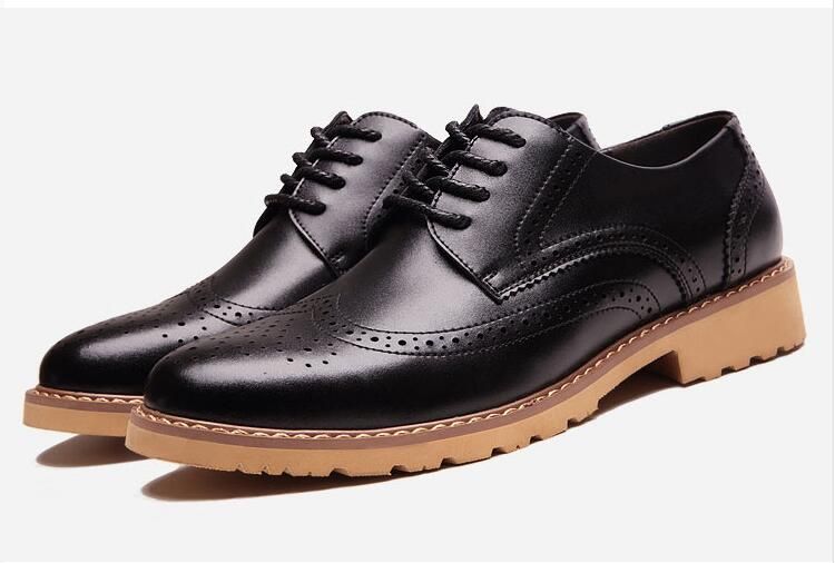 mens casual oxford shoes black