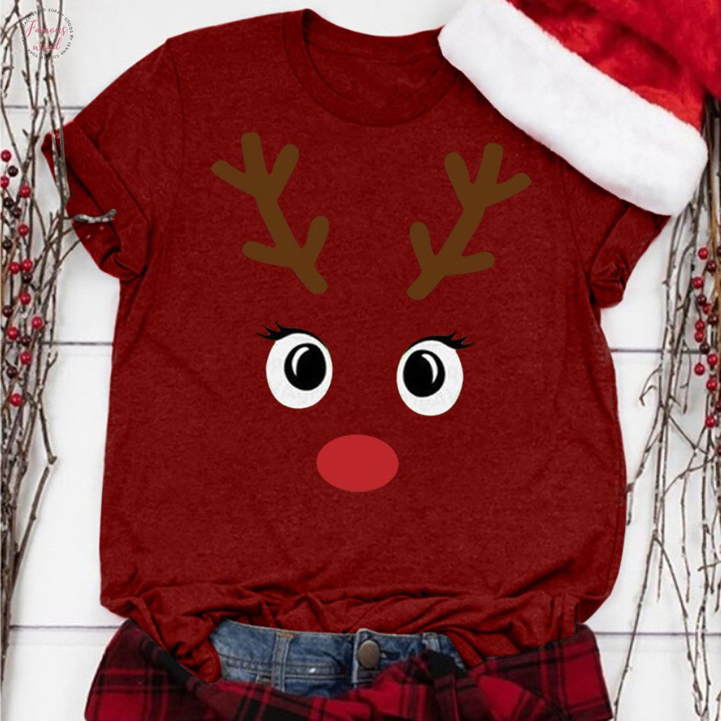 christmas t shirts women's plus size
