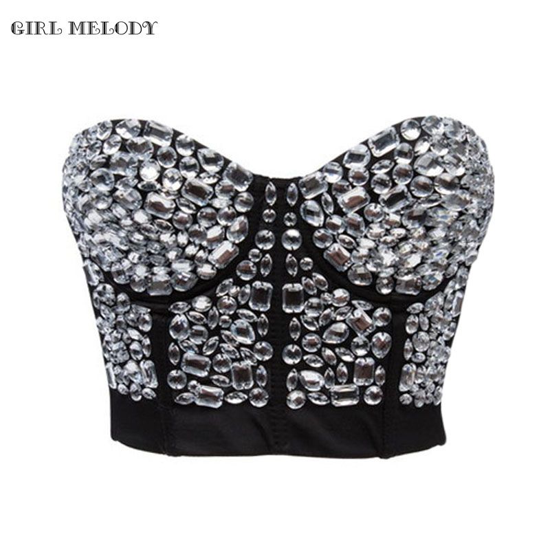 beaded bustier top