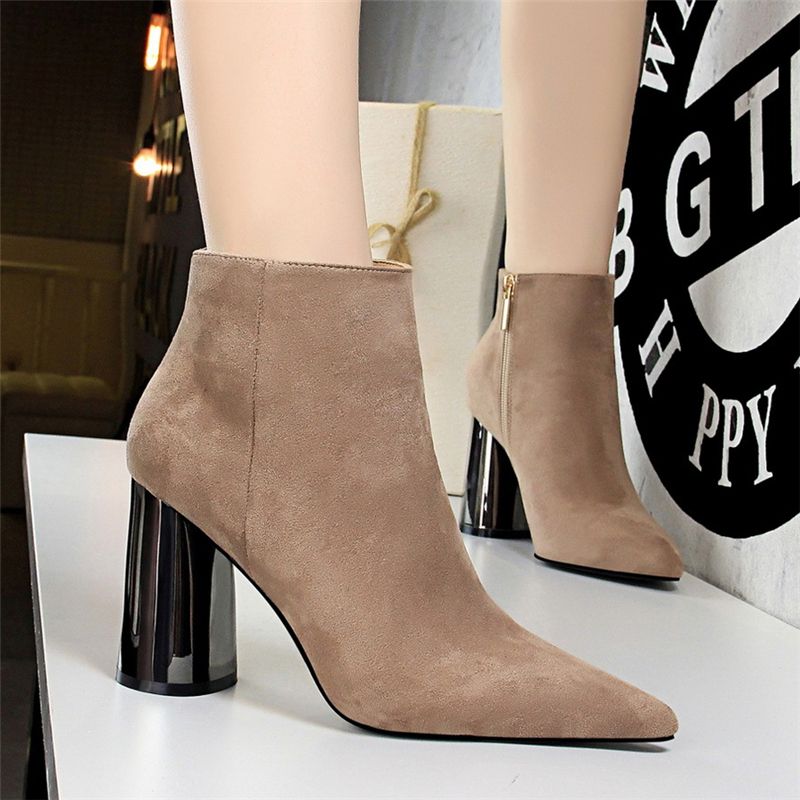 block heel winter boots