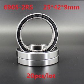 61905-2RS 6905-2RS Thin Section Ball Bearing 25x42x9mm