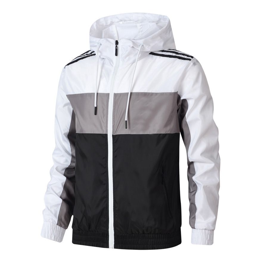 Chaquetas para hombre para mujer, diseño de rompevientos, estampado de letras, abrigo fino, cremallera, chaquetas L-4XL, nueva moda deportiva, outwares casuales