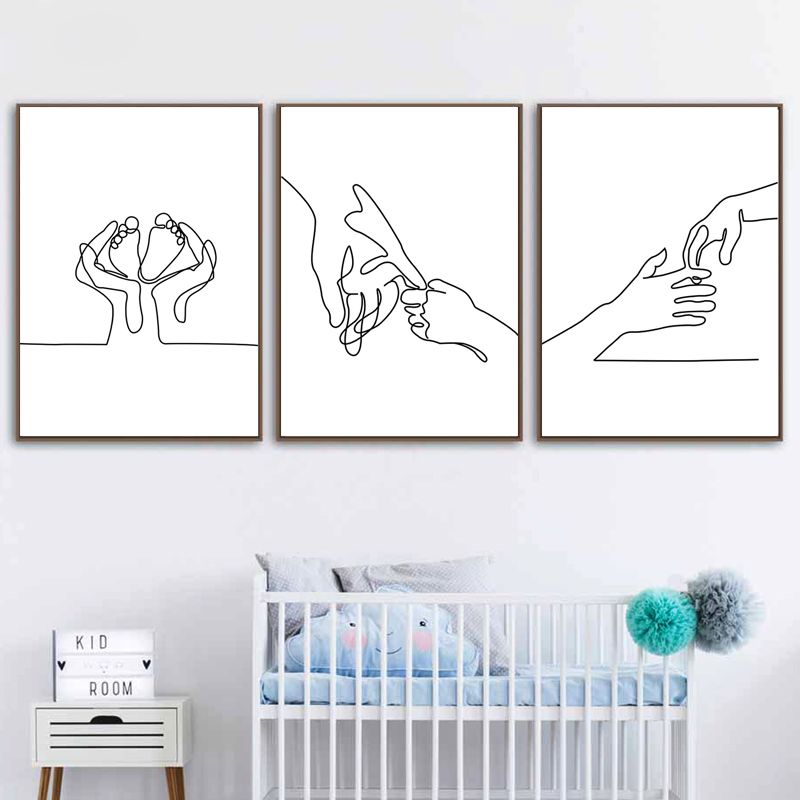 Paintings Dropshipping Wholesaler World View Sells Parents And Baby Kids Hands Love Warm Poster Nordic Minimalist Canvas Painting Black White Wall Pictures For Kids Baby Living Room Home Deco Dhgate Com