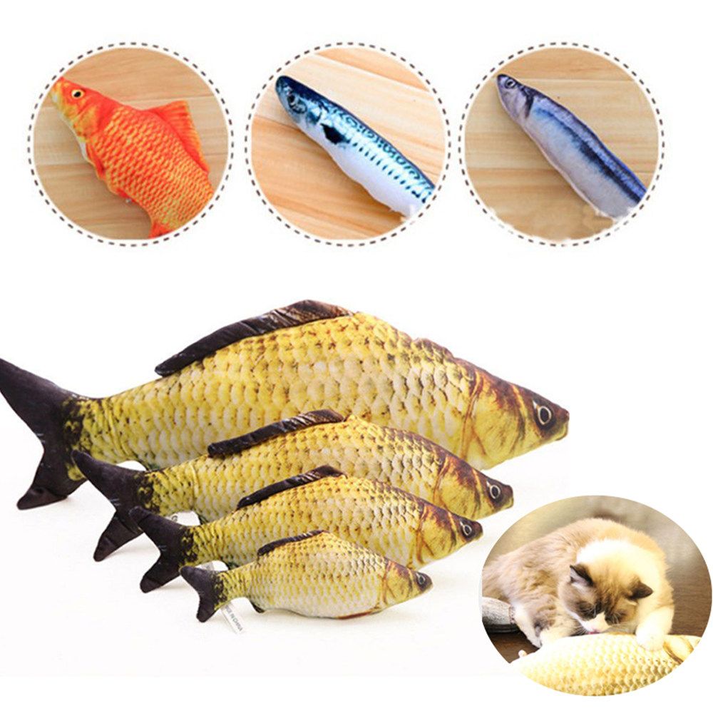 stuffed fish dog toy