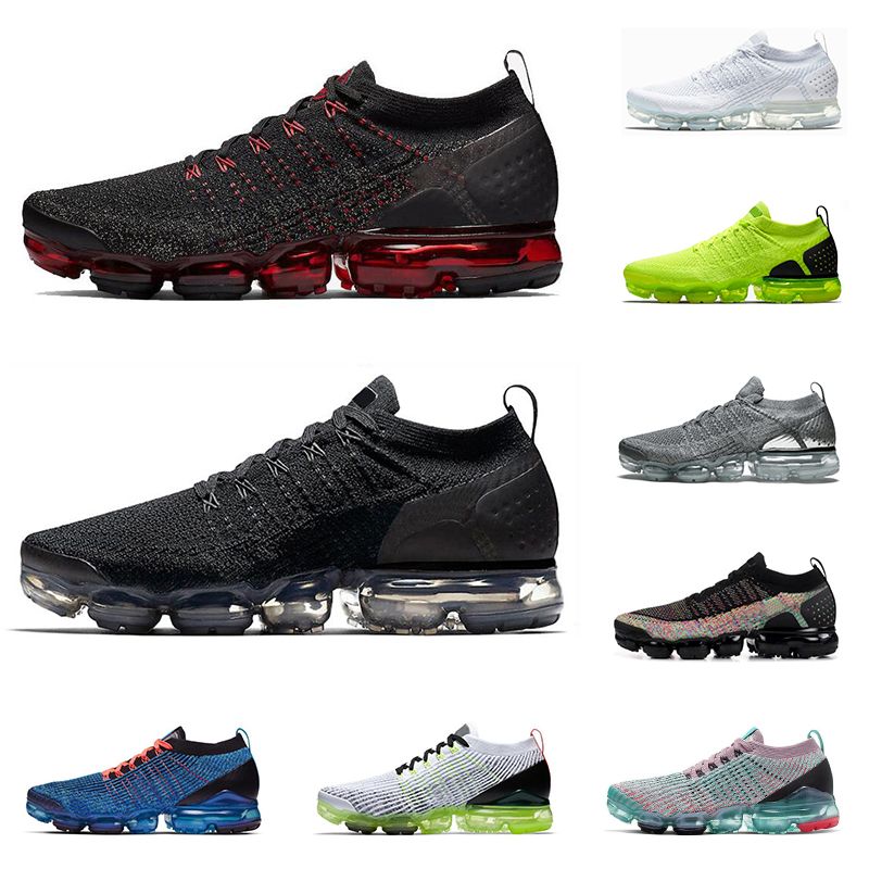 SEPATU NIKE AIR VAPORMAX 2 GRAY BLACK 100
