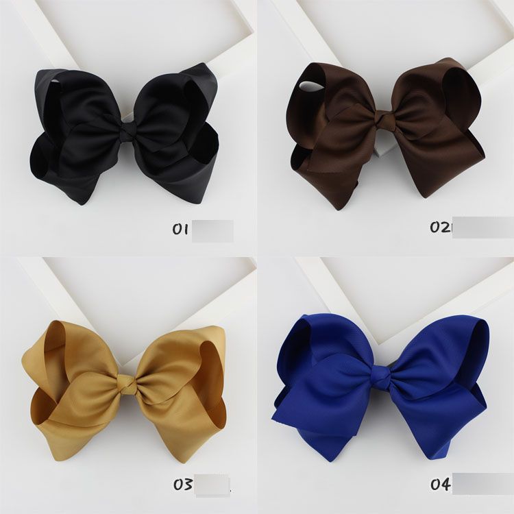 6Pcs Cute Girls Barrettes Candy Color Mini Hair Clip Bows Hairpins Accessory BR