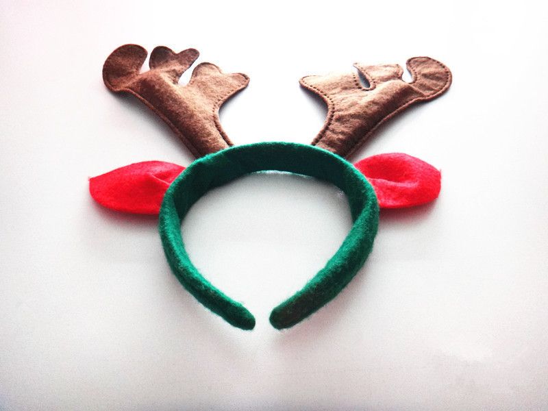 7 Piezas De Navidad Favor Ciervo Cuernos Diadema Sombrero He 7 Piezas De Navidad Favor Ciervo Cuernos Diadema Sombrero He