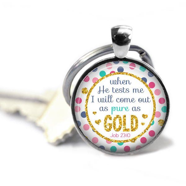 Bible Verse Keychain God Is Within Her Hope In The Lord Pure As Gold Will Not Be Shaken The Lord Stood With Me Keychain Breathalyzer Custom Keychain From Customizedkeychain 0 81 Dhgate Com