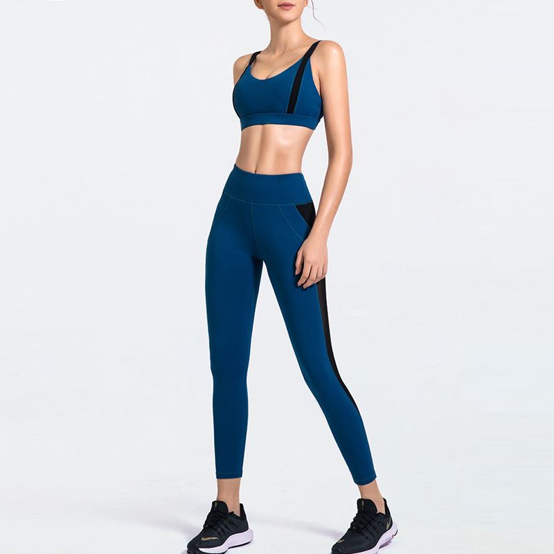 Compra CXUEY Nueva Malla Gimnasio Entrenamiento Yoga Conjunto Profesional  Ropa Deportiva Mujer Jogging Gimnasio Ropa Push Up Fitness Traje Mujer Azul  XL 2020 Barato | Entrega Rápida Y Calidad | Es.Dhgate