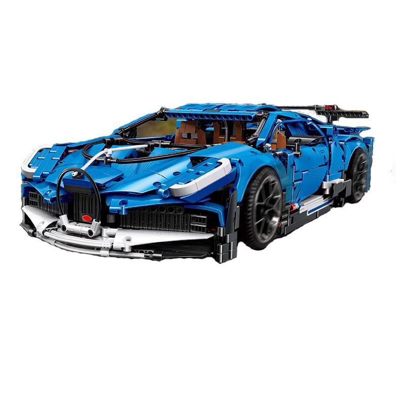 blue rc car