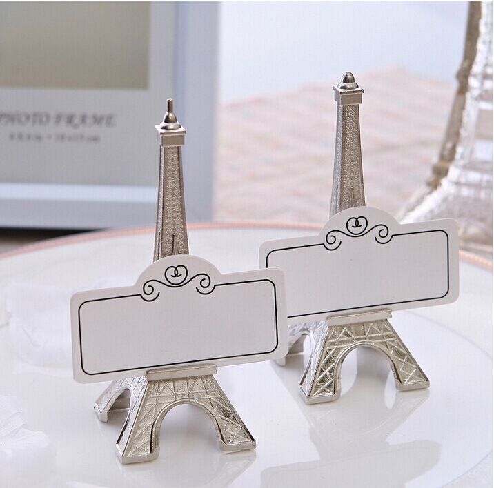 Eiffel Tower Place Card Photo Design Holders Holder Wedding