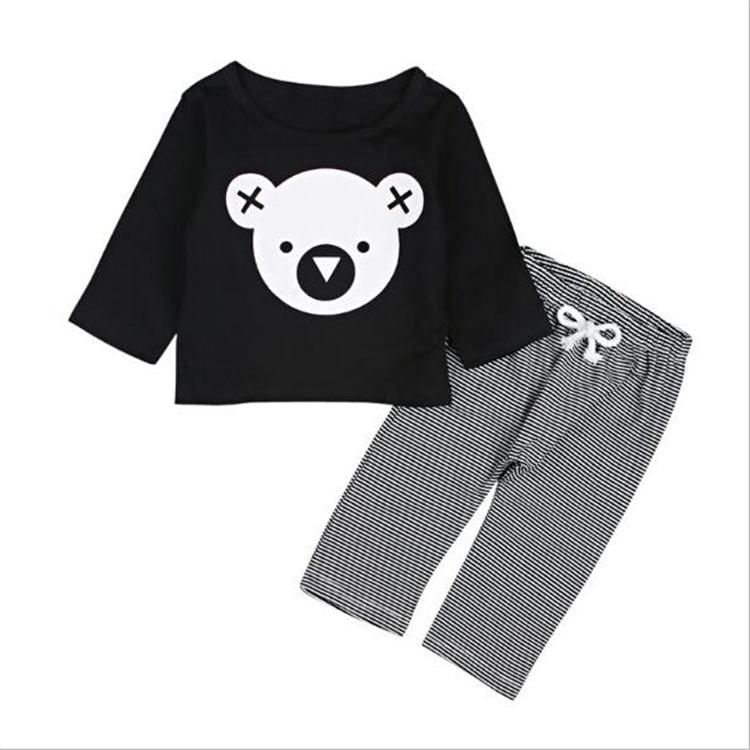 Baby Boy Anime Porn - 2019 Kids Clothing Cartoon Koala T Shirt Tops + Striped Pants Baby Boy  Clothes Newborn Baby Boy Clothes Long Sleeve Suits Clothing Sets From ...