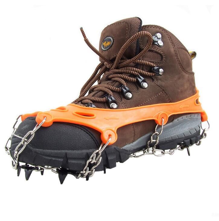 2021 Mountaineering Crampons Footwear Traction Cleats 11 Teeth Ice Snow